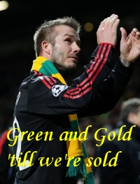 Green and Gold - Manchester United